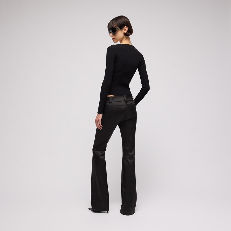 Gucci Rib Viscose Top Zip Cardigan | Thumbnail 3 Gucci Rib Viscose Top Zip Cardigan | Thumbnail 3