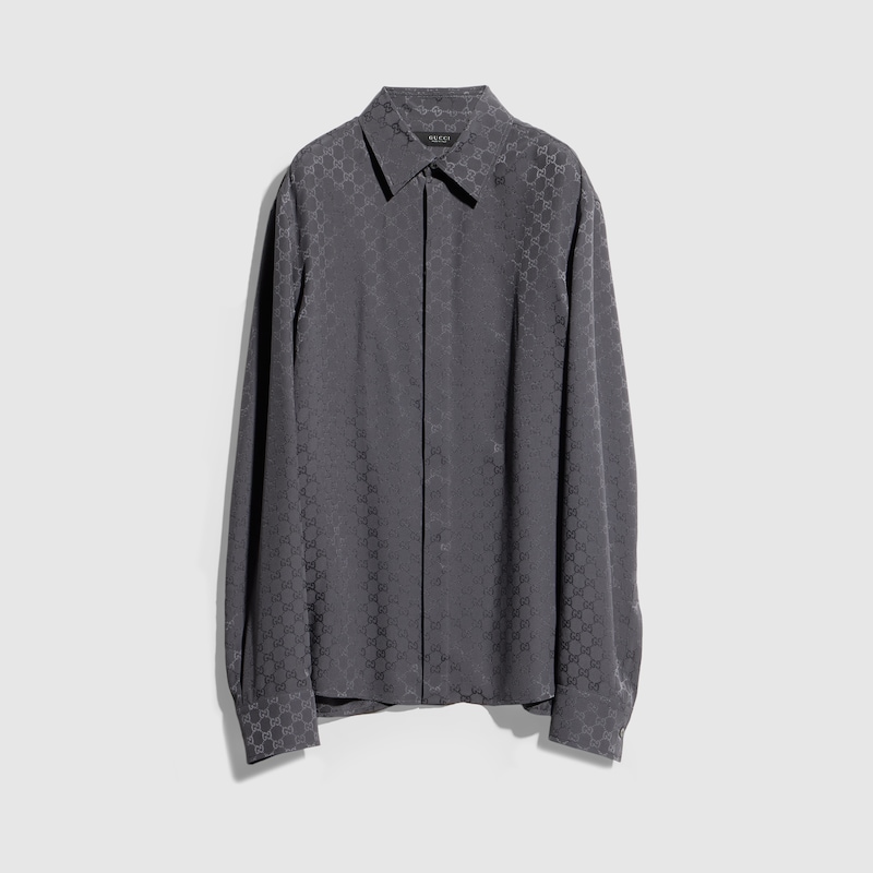 Gucci GG Silk Jacquard Shirt