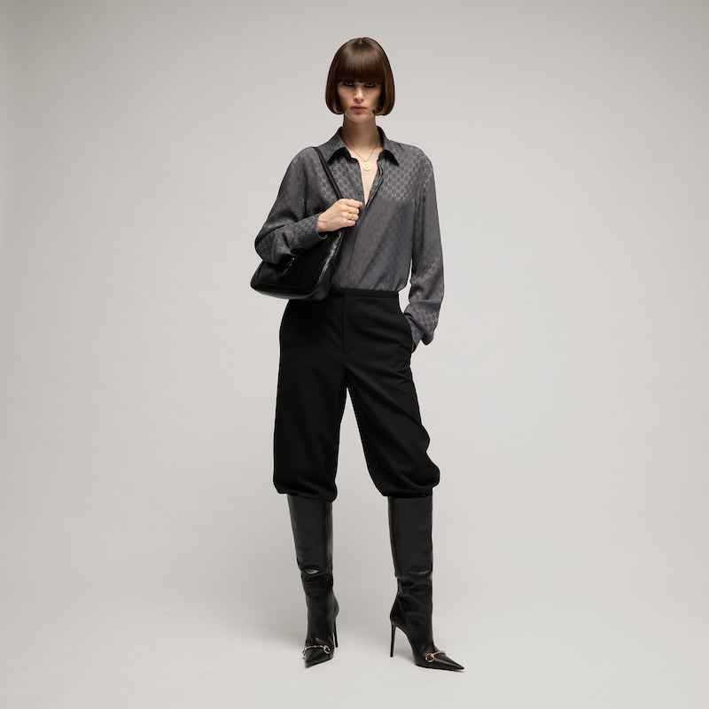 Gucci GG Silk Jacquard Shirt | Thumbnail 2 Gucci GG Silk Jacquard Shirt | Thumbnail 2