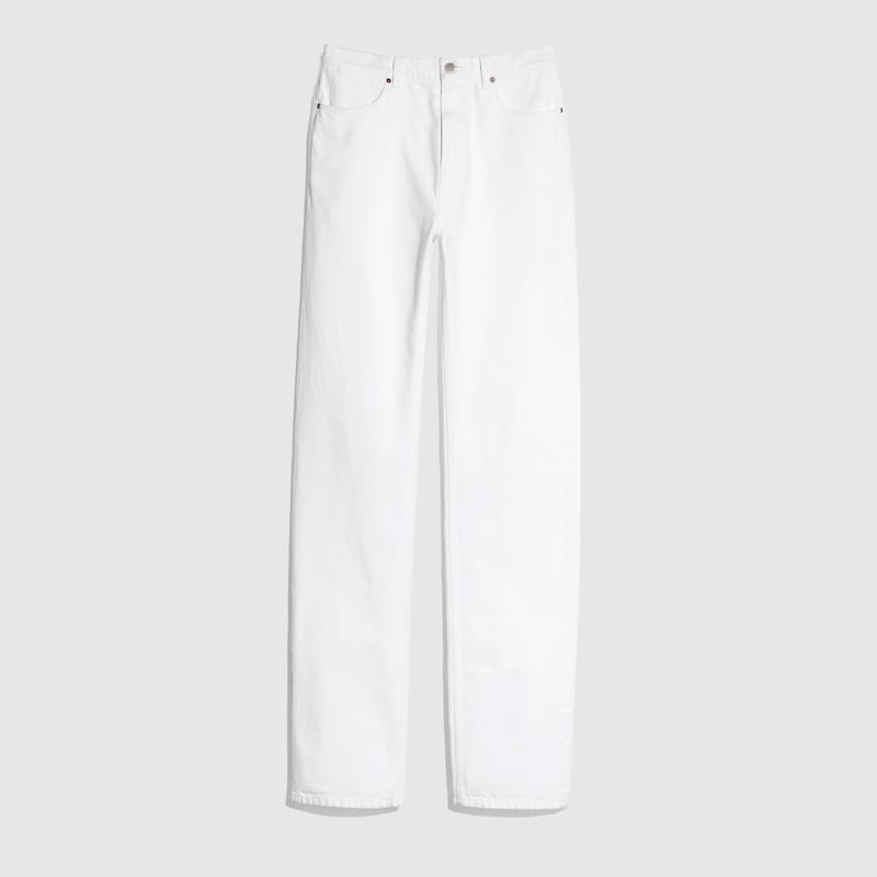 Washed Cotton Denim Pants Washed Cotton Denim Pants