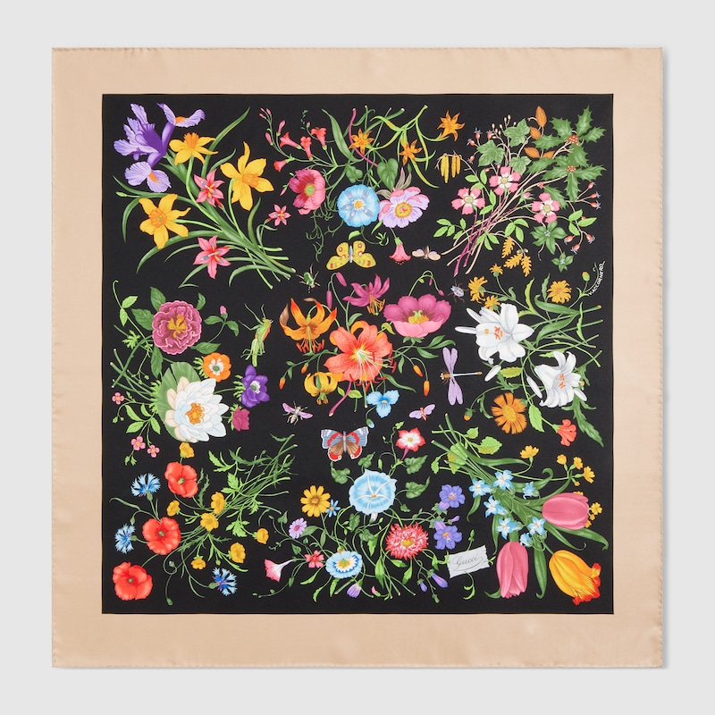 Gucci Printed Silk Twill Carré