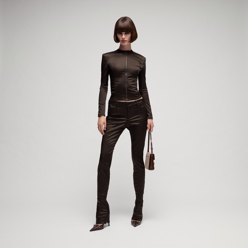 Gucci Stretch Acetate Duchesse Jacket | Thumbnail 2 Gucci Stretch Acetate Duchesse Jacket | Thumbnail 2