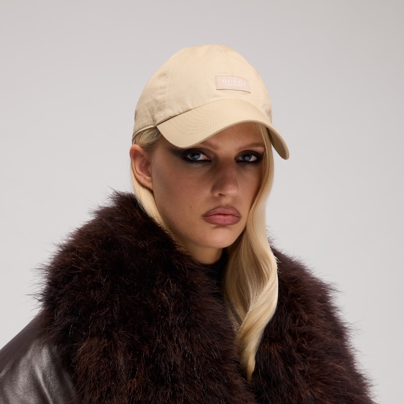 Gucci Cotton Canvas Baseball Hat | Thumbnail 3 Gucci Cotton Canvas Baseball Hat | Thumbnail 3