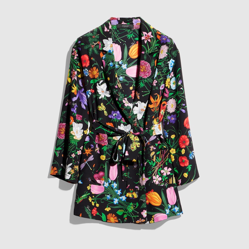 Printed Silk Shirt Printed Silk Shirt