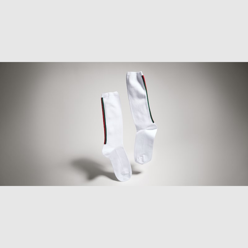 Gucci Cotton Socks With Web | Thumbnail 3 Gucci Cotton Socks With Web | Thumbnail 3