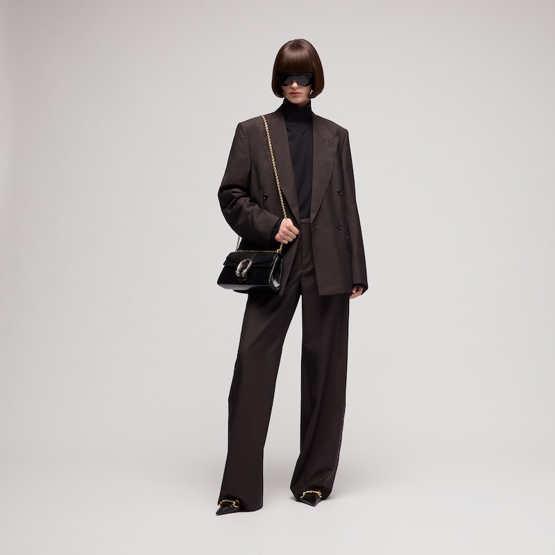Gucci Pinstripe Wool Mohair Pants | Thumbnail 2 Gucci Pinstripe Wool Mohair Pants | Thumbnail 2