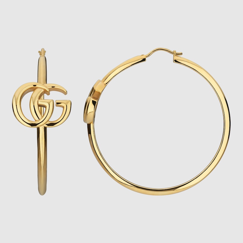Gucci GG Marmont Hoop Earrings