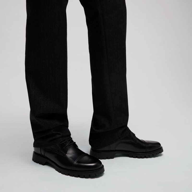 Gucci Lace-up Ankle Boot With Web | Thumbnail 3