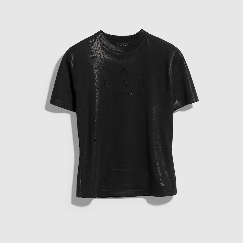 Technical Cotton Jersey T-shirt With Print Technical Cotton Jersey T-shirt With Print