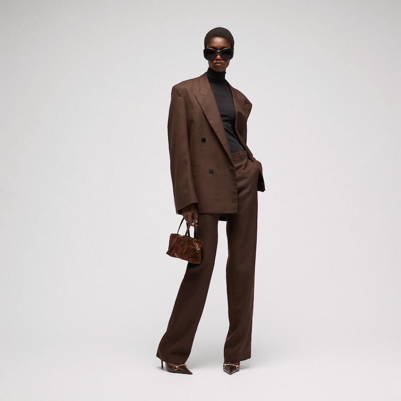 Gucci Small Boston Bag With Web | Thumbnail 2 Gucci Small Boston Bag With Web | Thumbnail 2
