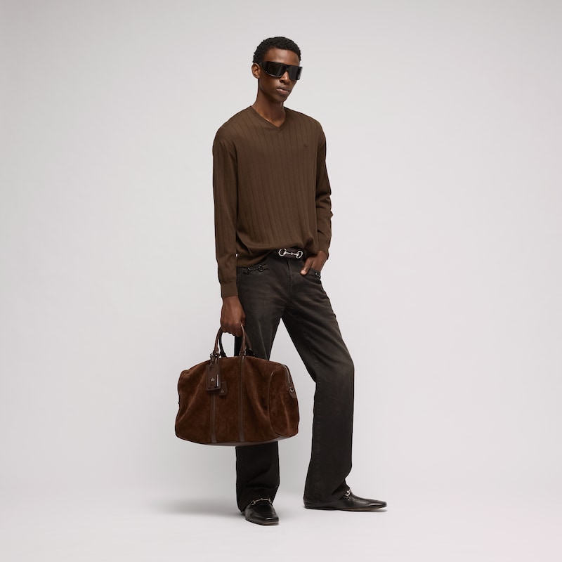 Gucci Medium Perforated GG Duffle Bag | Thumbnail 2 Gucci Medium Perforated GG Duffle Bag | Thumbnail 2
