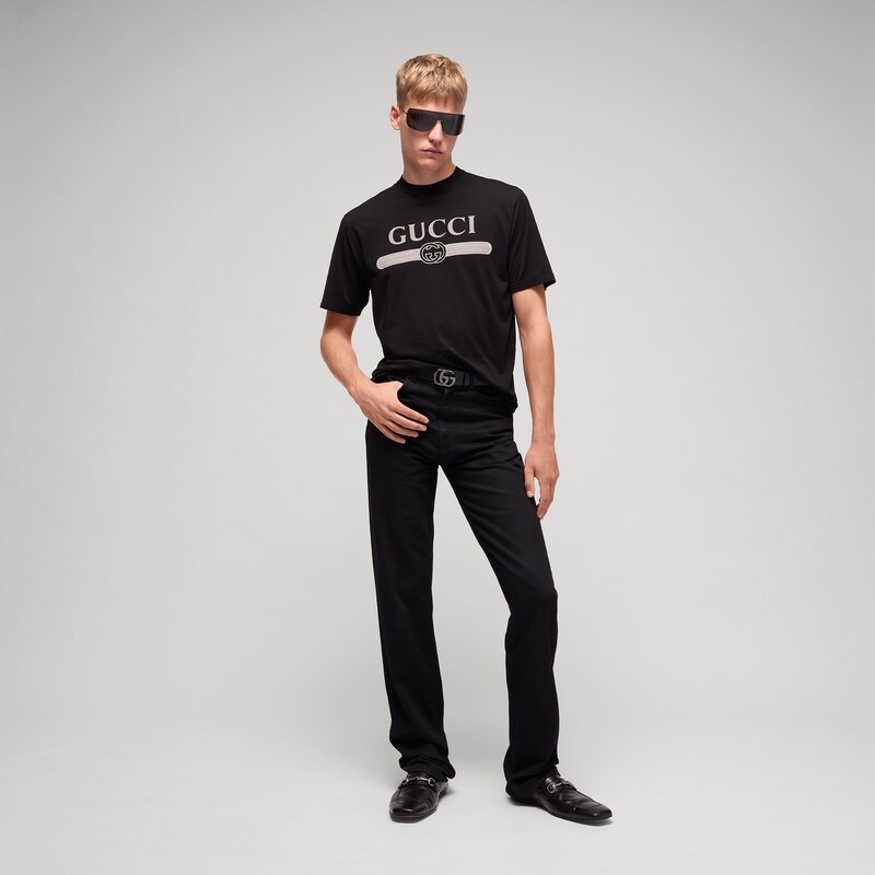 Gucci Cotton Jersey T-shirt With Print | Thumbnail 2 Gucci Cotton Jersey T-shirt With Print | Thumbnail 2