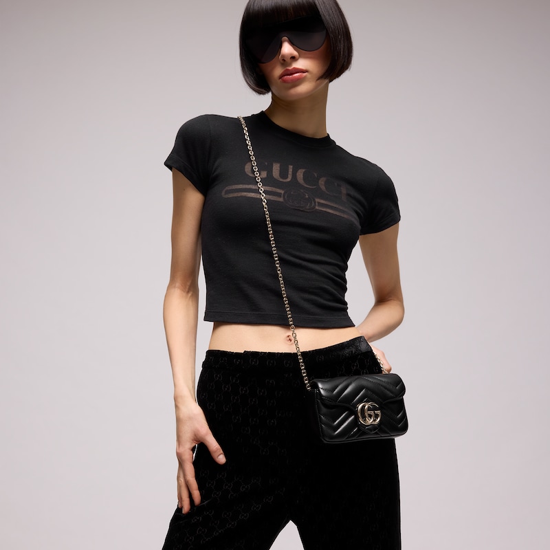 Gucci GG Marmont Mini Shoulder Bag | Thumbnail 3 Gucci GG Marmont Mini Shoulder Bag | Thumbnail 3