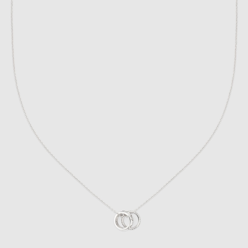 Gucci Icon 18k Diamond GG Chain Necklace