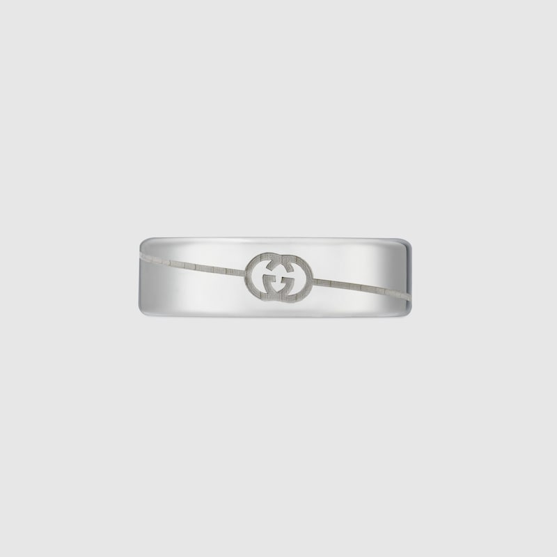 Diagonal Interlocking G Ring Diagonal Interlocking G Ring