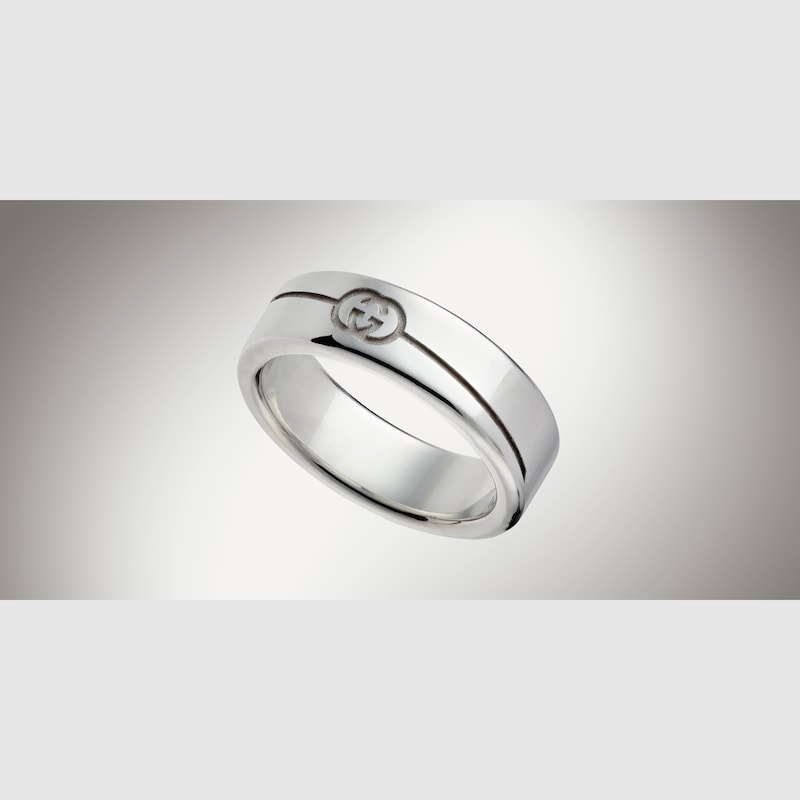 Gucci Diagonal Interlocking G Ring | Thumbnail 3 Gucci Diagonal Interlocking G Ring | Thumbnail 3