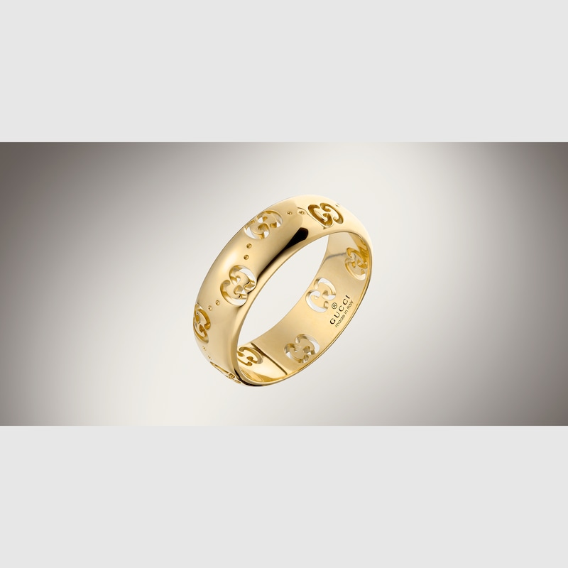 Gucci Icon 18k GG Thin Ring | Thumbnail 3 Gucci Icon 18k GG Thin Ring | Thumbnail 3