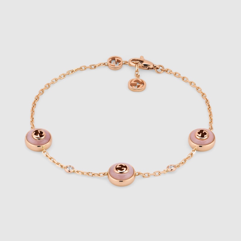 Interlocking 18k Chain Bracelet Interlocking 18k Chain Bracelet