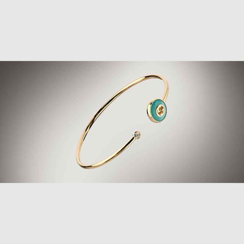 Gucci Interlocking 18k Bangle Bracelet | Thumbnail 3 Gucci Interlocking 18k Bangle Bracelet | Thumbnail 3