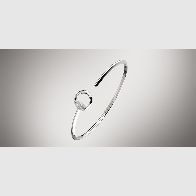 Gucci Horsebit Diamond 18k Bangle Bracelet | Thumbnail 3 Gucci Horsebit Diamond 18k Bangle Bracelet | Thumbnail 3