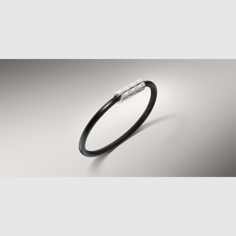 Gucci Bracelet With GG Detail Leather | Thumbnail 3 Gucci Bracelet With GG Detail Leather | Thumbnail 3