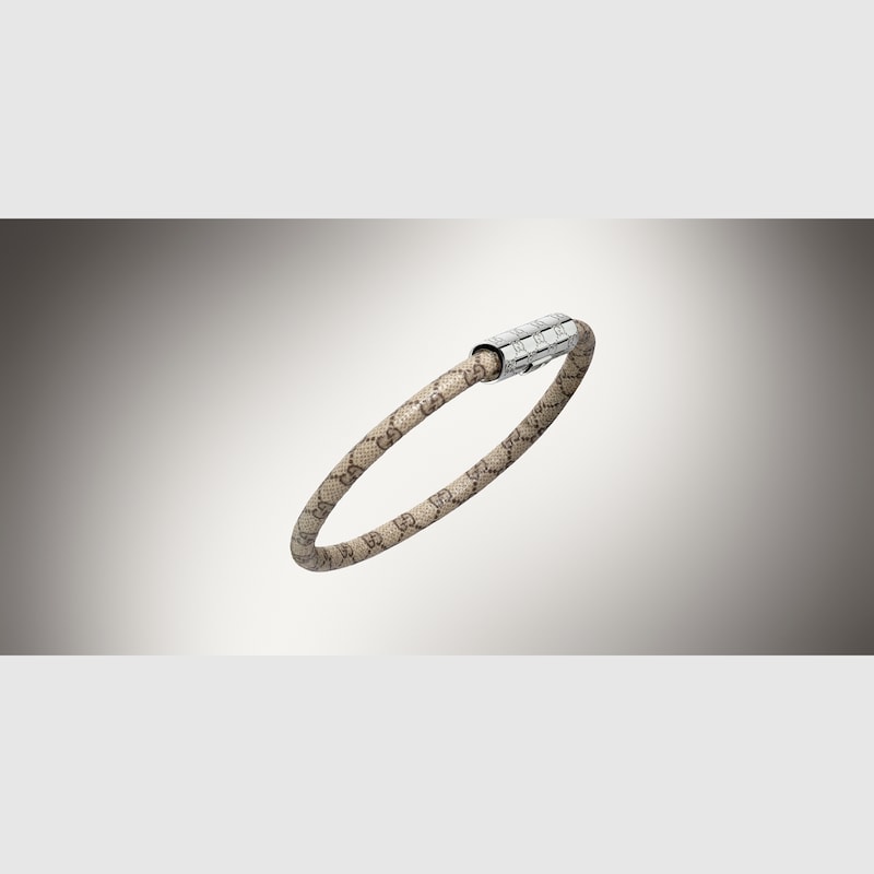 Gucci Bracelet With GG Detail Leather | Thumbnail 3 Gucci Bracelet With GG Detail Leather | Thumbnail 3