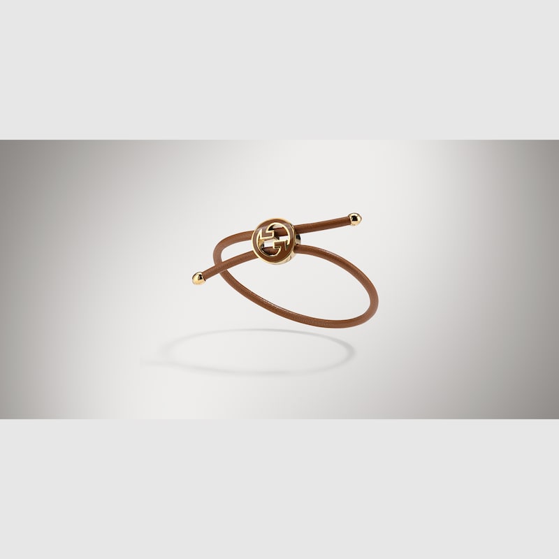 Gucci Bracelet With Enamel Round Interlocking G | Thumbnail 3