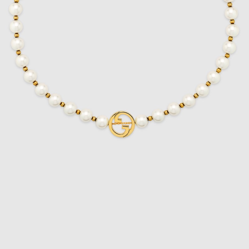 Interlocking Pearl Necklace Interlocking Pearl Necklace
