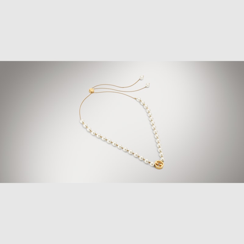 Gucci Interlocking Pearl Necklace | Thumbnail 3 Gucci Interlocking Pearl Necklace | Thumbnail 3