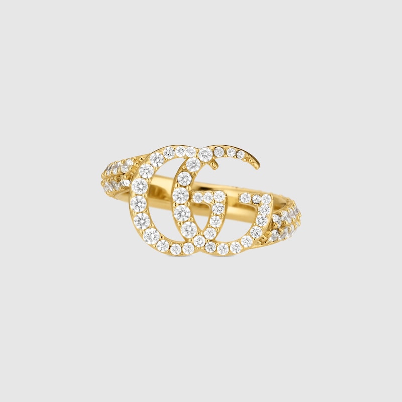 Gucci GG Marmont Crystal Ring