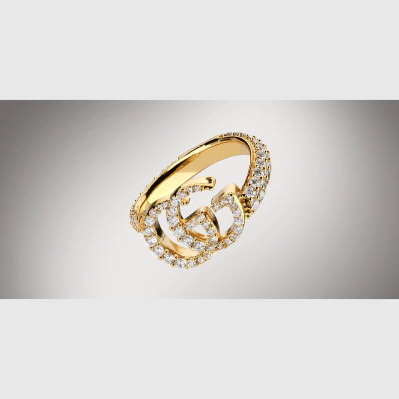 Gucci GG Marmont Crystal Ring | Thumbnail 3
