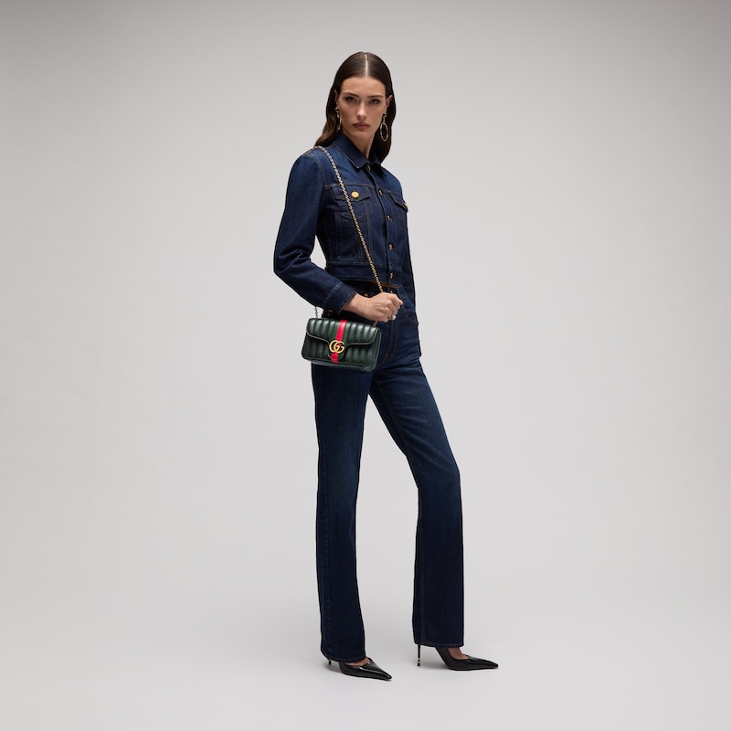 Gucci Jetset GG Marmont Small Shoulder Bag | Thumbnail 2 Gucci Jetset GG Marmont Small Shoulder Bag | Thumbnail 2