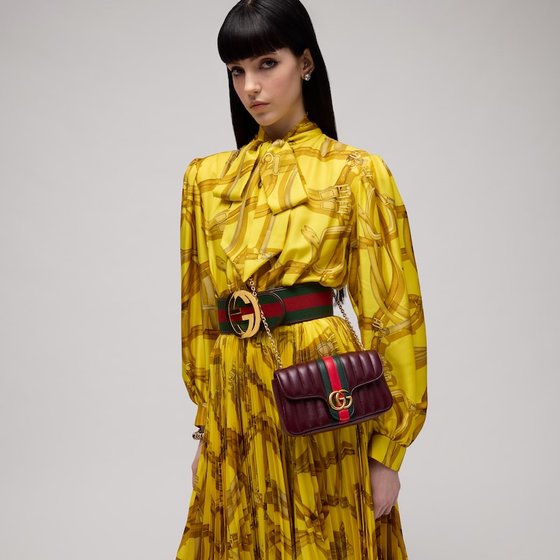 Gucci Jetset GG Marmont Small Shoulder Bag | Thumbnail 3 Gucci Jetset GG Marmont Small Shoulder Bag | Thumbnail 3