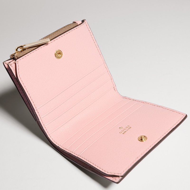 Gucci Zip Card Case With Multicolor Slots | Thumbnail 2 Gucci Zip Card Case With Multicolor Slots | Thumbnail 2