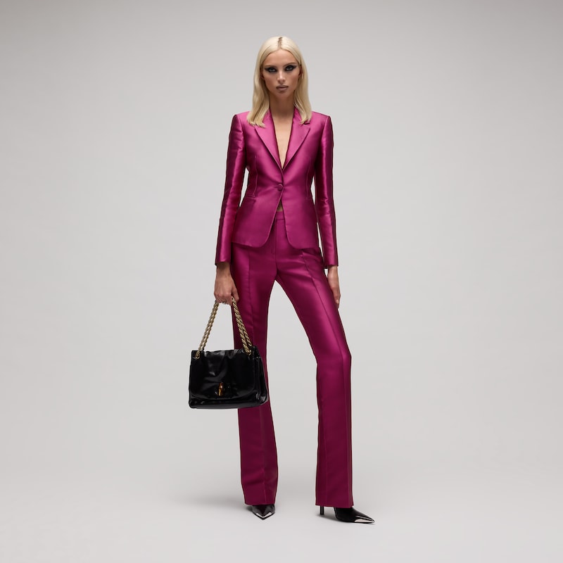 Gucci Mikado Silk Jacket | Thumbnail 2 Gucci Mikado Silk Jacket | Thumbnail 2