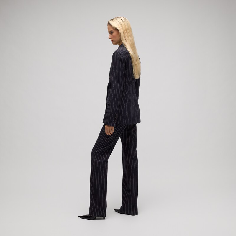 Gucci Pinstripe Silk Wool Pants | Thumbnail 3 Gucci Pinstripe Silk Wool Pants | Thumbnail 3