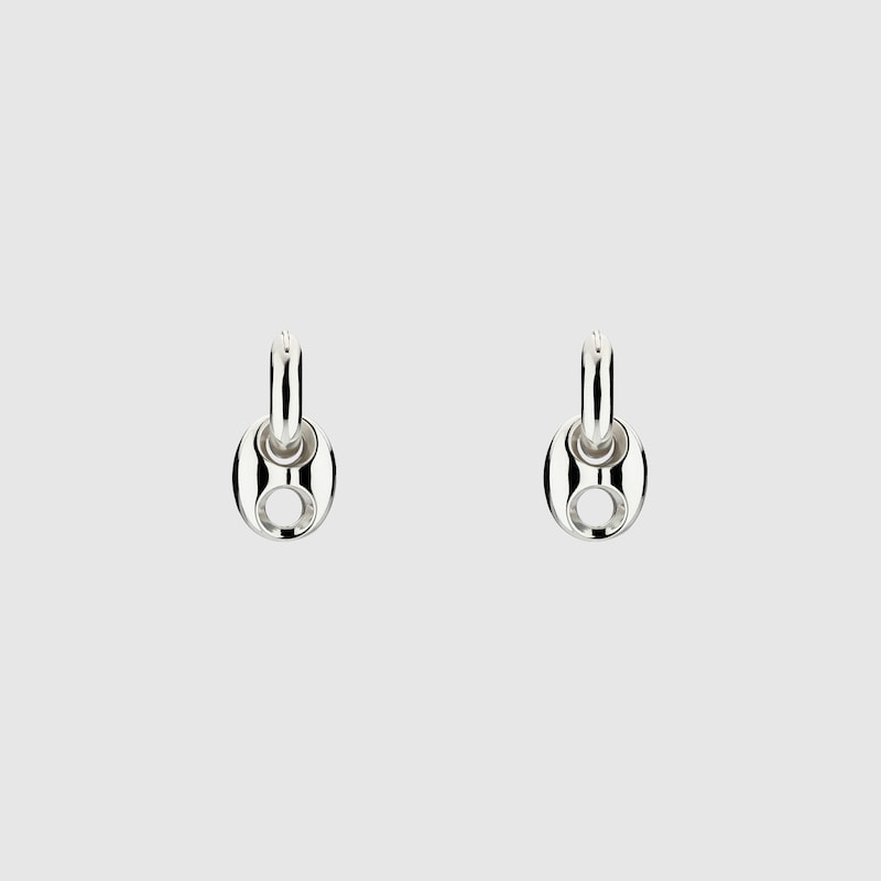 Marina Chain Hoop Earrings Marina Chain Hoop Earrings