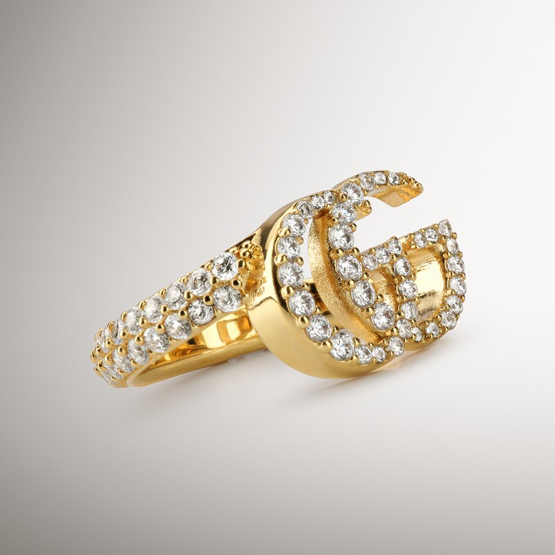 Gucci GG Marmont Crystal Ring | Thumbnail 2