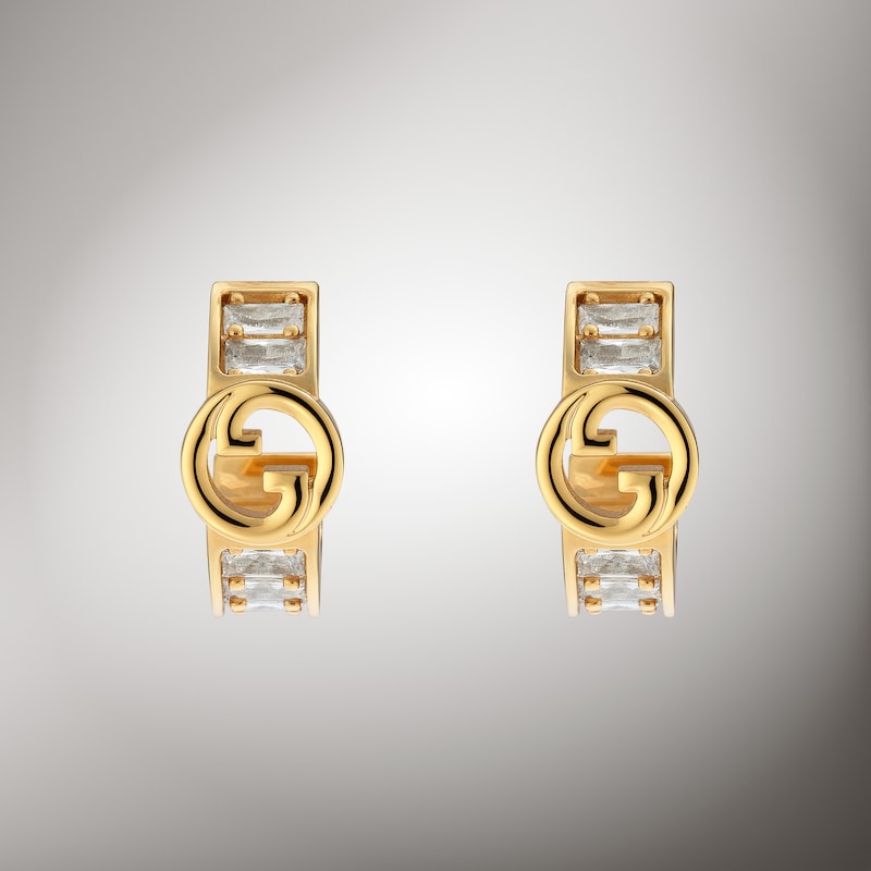 Gucci Blondie Crystal Mini Earrings | Thumbnail 2