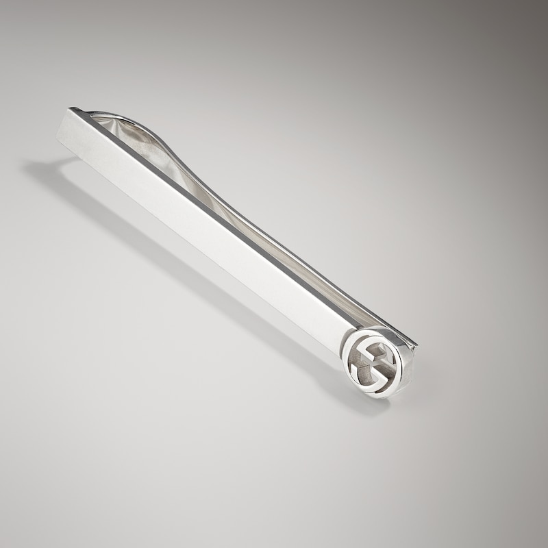Gucci Tie Bar With Interlocking G | Thumbnail 2 Gucci Tie Bar With Interlocking G | Thumbnail 2