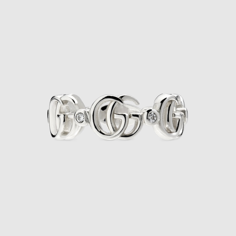 GG Marmont Ring With Crystals