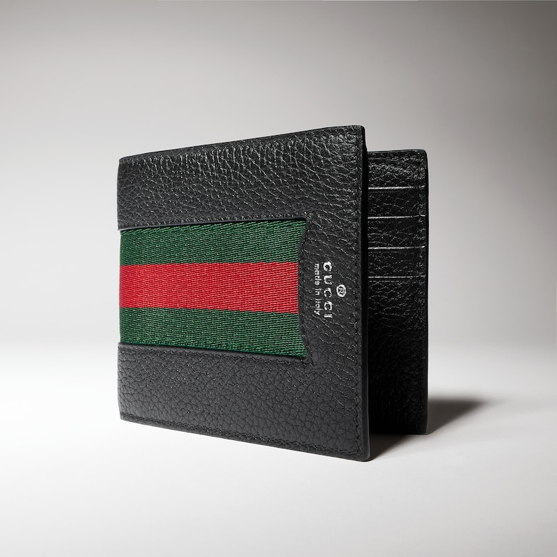 Gucci Web Trademark Bi-fold Wallet | Thumbnail 3 Gucci Web Trademark Bi-fold Wallet | Thumbnail 3