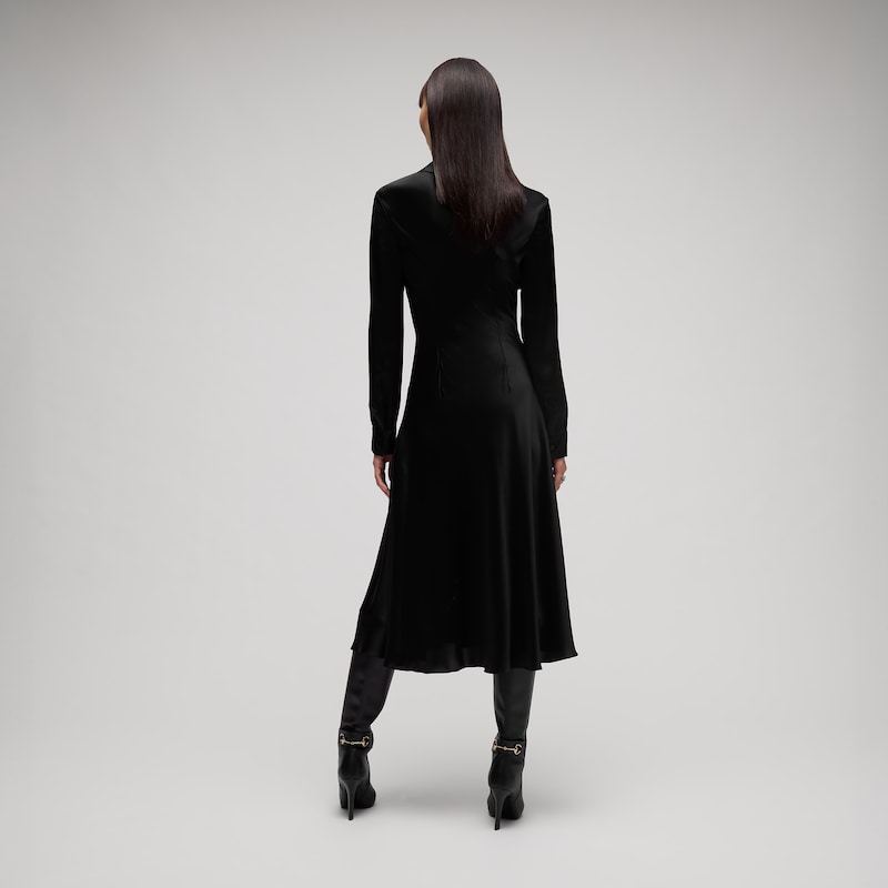 Gucci Silk Satin Dress | Thumbnail 3