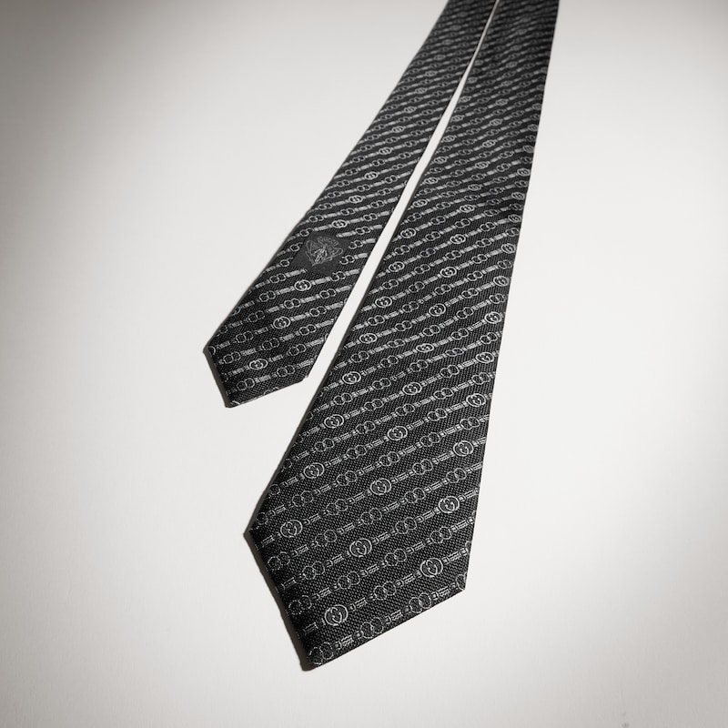 Gucci Interlocking G Belt Silk Jacquard Tie | Thumbnail 3 Gucci Interlocking G Belt Silk Jacquard Tie | Thumbnail 3