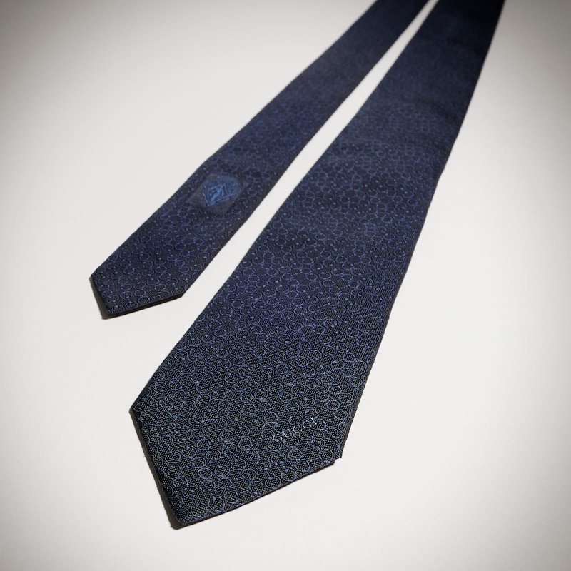 Gucci Horsebit Silk Jacquard Tie | Thumbnail 3 Gucci Horsebit Silk Jacquard Tie | Thumbnail 3