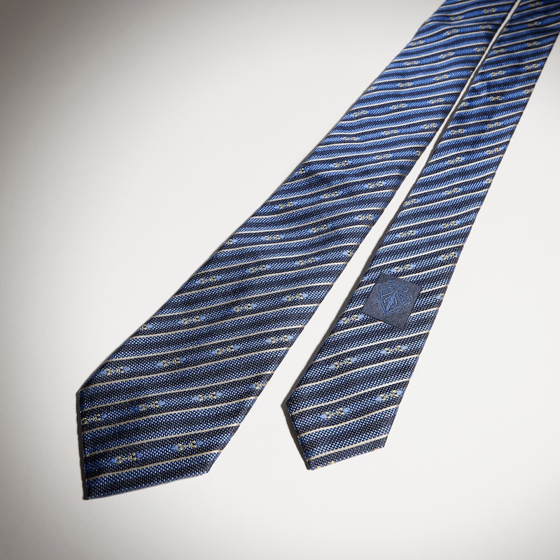 Gucci Striped Horsebit Silk Jacquard Tie | Thumbnail 3