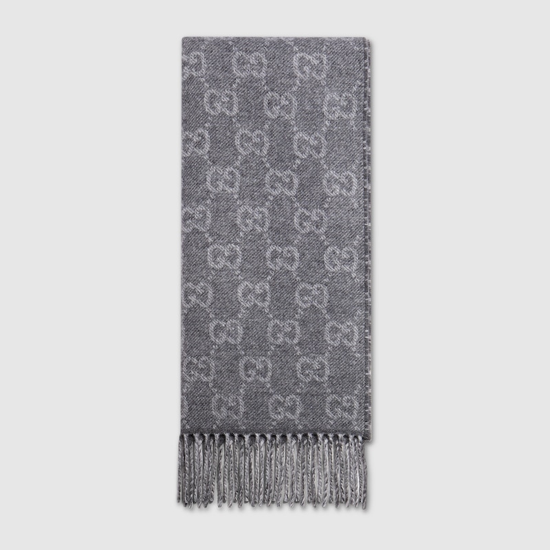 Gucci Reversible Wool Cashmere Scarf
