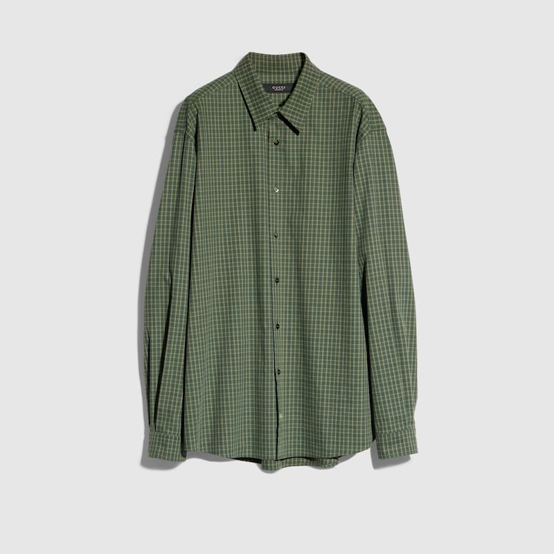 Gucci Checked Cotton Polyamide Shirt