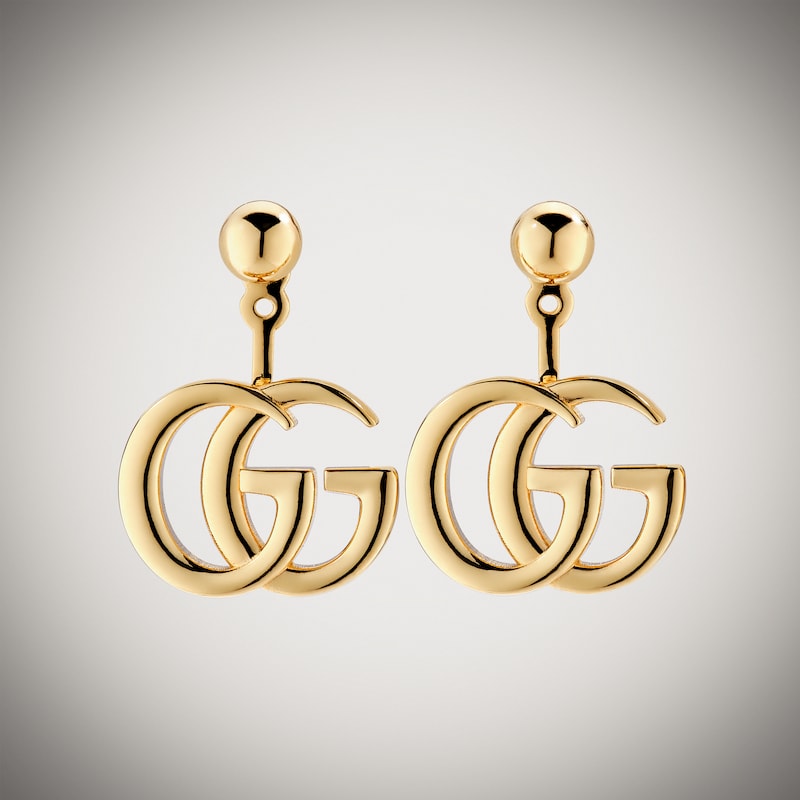 Gucci GG Marmont Drop Earrings | Thumbnail 2