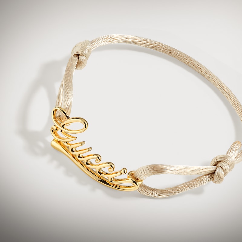 Gucci Script Cord Bracelet | Thumbnail 2 Gucci Script Cord Bracelet | Thumbnail 2